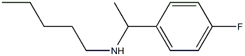 [1-(4-fluorophenyl)ethyl](pentyl)amine Structure