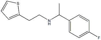 [1-(4-fluorophenyl)ethyl][2-(thiophen-2-yl)ethyl]amine Structure