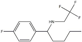 [1-(4-fluorophenyl)pentyl](2,2,2-trifluoroethyl)amine Structure