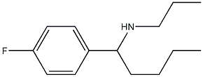 [1-(4-fluorophenyl)pentyl](propyl)amine Structure