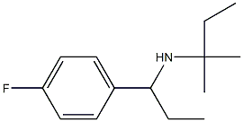 [1-(4-fluorophenyl)propyl](2-methylbutan-2-yl)amine Structure