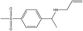 [1-(4-methanesulfonylphenyl)ethyl](prop-2-en-1-yl)amine Structure