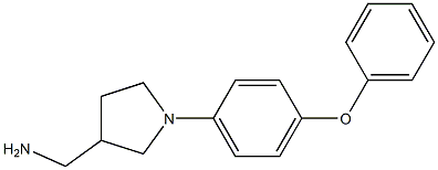 [1-(4-phenoxyphenyl)pyrrolidin-3-yl]methanamine 구조식 이미지