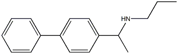 [1-(4-phenylphenyl)ethyl](propyl)amine Structure