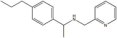 [1-(4-propylphenyl)ethyl](pyridin-2-ylmethyl)amine Structure