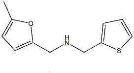 [1-(5-methylfuran-2-yl)ethyl](thiophen-2-ylmethyl)amine Structure