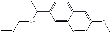 [1-(6-methoxynaphthalen-2-yl)ethyl](prop-2-en-1-yl)amine 구조식 이미지