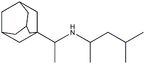 [1-(adamantan-1-yl)ethyl](4-methylpentan-2-yl)amine Structure