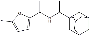 [1-(adamantan-1-yl)ethyl][1-(5-methylfuran-2-yl)ethyl]amine Structure