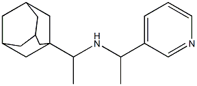 [1-(adamantan-1-yl)ethyl][1-(pyridin-3-yl)ethyl]amine Structure