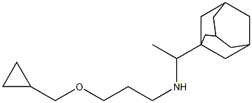 [1-(adamantan-1-yl)ethyl][3-(cyclopropylmethoxy)propyl]amine 구조식 이미지