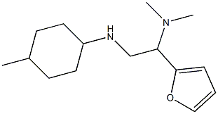 [1-(furan-2-yl)-2-[(4-methylcyclohexyl)amino]ethyl]dimethylamine Structure