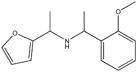 [1-(furan-2-yl)ethyl][1-(2-methoxyphenyl)ethyl]amine Structure