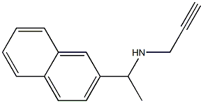[1-(naphthalen-2-yl)ethyl](prop-2-yn-1-yl)amine 구조식 이미지