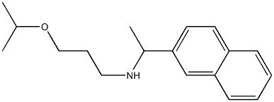 [1-(naphthalen-2-yl)ethyl][3-(propan-2-yloxy)propyl]amine 구조식 이미지