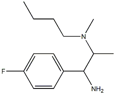 [1-amino-1-(4-fluorophenyl)propan-2-yl](butyl)methylamine 구조식 이미지