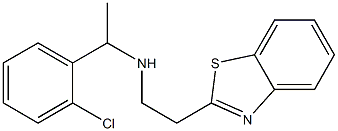 [2-(1,3-benzothiazol-2-yl)ethyl][1-(2-chlorophenyl)ethyl]amine Structure