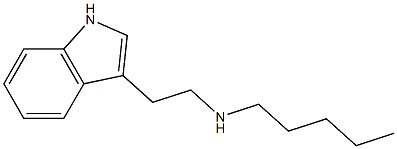 [2-(1H-indol-3-yl)ethyl](pentyl)amine 구조식 이미지