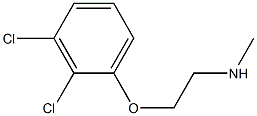 [2-(2,3-dichlorophenoxy)ethyl](methyl)amine 구조식 이미지