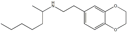 [2-(2,3-dihydro-1,4-benzodioxin-6-yl)ethyl](heptan-2-yl)amine Structure