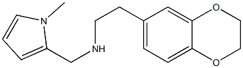 [2-(2,3-dihydro-1,4-benzodioxin-6-yl)ethyl][(1-methyl-1H-pyrrol-2-yl)methyl]amine Structure