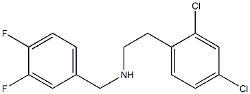 [2-(2,4-dichlorophenyl)ethyl][(3,4-difluorophenyl)methyl]amine 구조식 이미지