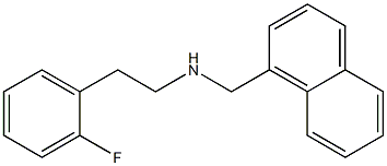 [2-(2-fluorophenyl)ethyl](naphthalen-1-ylmethyl)amine Structure