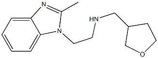 [2-(2-methyl-1H-1,3-benzodiazol-1-yl)ethyl](oxolan-3-ylmethyl)amine 구조식 이미지