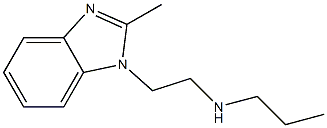 [2-(2-methyl-1H-1,3-benzodiazol-1-yl)ethyl](propyl)amine Structure
