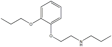 [2-(2-propoxyphenoxy)ethyl](propyl)amine Structure