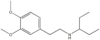 [2-(3,4-dimethoxyphenyl)ethyl](pentan-3-yl)amine Structure