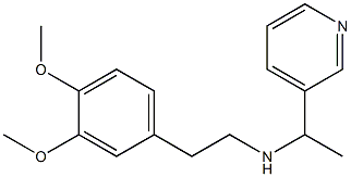 [2-(3,4-dimethoxyphenyl)ethyl][1-(pyridin-3-yl)ethyl]amine 구조식 이미지