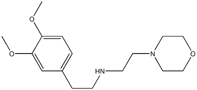 [2-(3,4-dimethoxyphenyl)ethyl][2-(morpholin-4-yl)ethyl]amine Structure