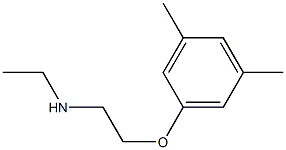 [2-(3,5-dimethylphenoxy)ethyl](ethyl)amine Structure