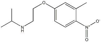 [2-(3-methyl-4-nitrophenoxy)ethyl](propan-2-yl)amine 구조식 이미지