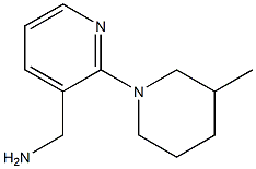 [2-(3-methylpiperidin-1-yl)pyridin-3-yl]methylamine Structure