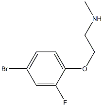 [2-(4-bromo-2-fluorophenoxy)ethyl](methyl)amine Structure