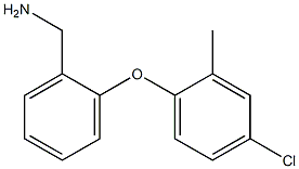 [2-(4-chloro-2-methylphenoxy)phenyl]methanamine 구조식 이미지