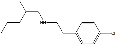 [2-(4-chlorophenyl)ethyl](2-methylpentyl)amine 구조식 이미지