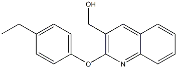 [2-(4-ethylphenoxy)quinolin-3-yl]methanol 구조식 이미지