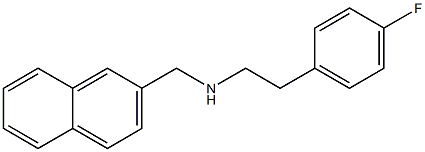 [2-(4-fluorophenyl)ethyl](naphthalen-2-ylmethyl)amine Structure