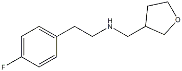 [2-(4-fluorophenyl)ethyl](oxolan-3-ylmethyl)amine 구조식 이미지