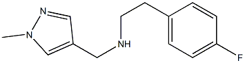 [2-(4-fluorophenyl)ethyl][(1-methyl-1H-pyrazol-4-yl)methyl]amine Structure