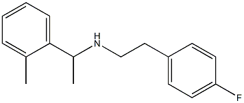 [2-(4-fluorophenyl)ethyl][1-(2-methylphenyl)ethyl]amine 구조식 이미지