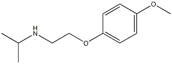 [2-(4-methoxyphenoxy)ethyl](propan-2-yl)amine Structure