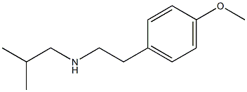 [2-(4-methoxyphenyl)ethyl](2-methylpropyl)amine 구조식 이미지