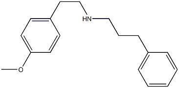 [2-(4-methoxyphenyl)ethyl](3-phenylpropyl)amine 구조식 이미지