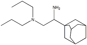 [2-(adamantan-1-yl)-2-aminoethyl]dipropylamine 구조식 이미지