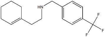 [2-(cyclohex-1-en-1-yl)ethyl]({[4-(trifluoromethyl)phenyl]methyl})amine Structure