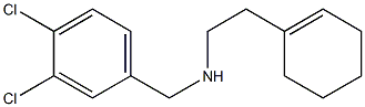 [2-(cyclohex-1-en-1-yl)ethyl][(3,4-dichlorophenyl)methyl]amine Structure
